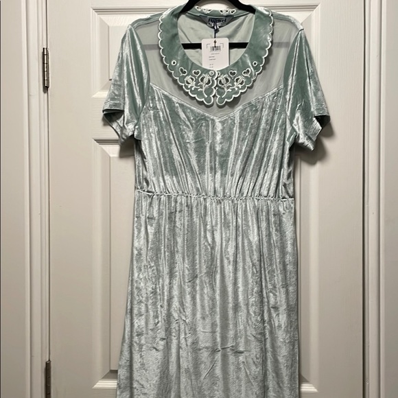 Harkel clothing velvet dress UK18 US14 - Picture 2 of 4